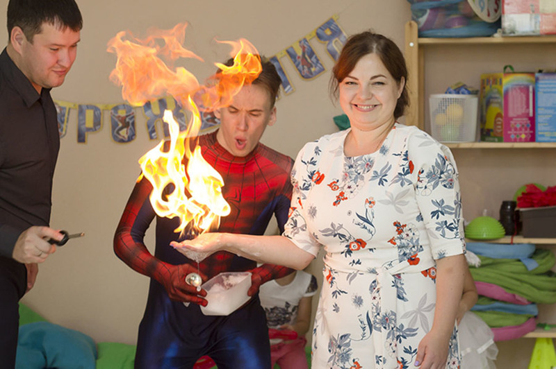 Шоу гигантских мыльных пузырей "Профи"